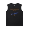 The Avengers Groot Tshirts Marvel Guardians of the Galaxy Sleeveless T Shirt Negru