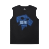 World Of Warcraft Sleeveless T Shirt Đối với phòng tập thể dục Blizzard Shirt