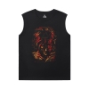 Attack on Titan Mens XXXL Sleeveless T Shirts Anime Shirt