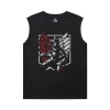 Atac pe Titan T-Shirt Vintage Anime Men's Sleeveless T Shirts Pentru Gym