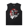 Demon Slayer Sleeveless T Shirts Men'S For Gym Anime Cool T-Shirts