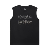 Harry Potter Tees Cotton Men'S Sleeveless Graphic T Shirts
