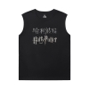 Harry Potter Tees Bumbac Men's Sleeveless Graphic T Shirts Harry Potter Tees Bumbac Men's Sleeveless Graphic T Shirts Harry Potter Tees Cot