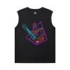 The Avengers Tshirt Marvel Thanos Printed Sleeveless T Shirts For Mens