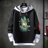 Rick ve Morty Tops Sahte İki Parçalı Sweatshirt