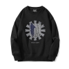 Schwarze Sweatshirt Angriff auf Titan Pullover