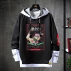 Sahte İki Parçalı Kujo Jotaro Ceket Sıcak Konu Anime JoJo's Tuhaf Macera Sweatshirt