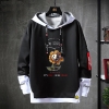 Undertale Coat Fake İki Parçalı Sinir Bozucu Köpek Kafatası Sweatshirt