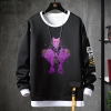 Vintage Anime JoJo Kazak Sahte İki Parçalı Sweatshirt