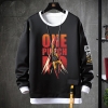 Een Punch Man Sweatshirt Anime Zwarte Jas