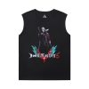 Devil May Cry Men'S Sleeveless Graphic T Shirts Cool Nero Tee