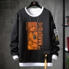 Hot Emne Anime Naruto Coat Falske todelt sweatshirts