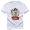 Wonderwoman Batman Justice Dawn 100% algodão Tee