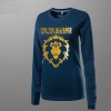 WOW Alliance Golden Lion T-shirt World of Warcraft Tee Shirt For women