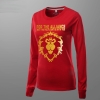 WOW Alliance Golden Lion T-shirt World of Warcraft Tee Shirt For women