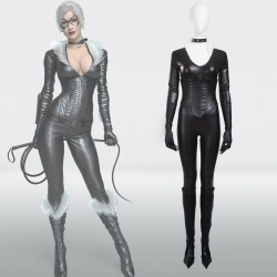 The Amazing Spider Man Black Cat Costume Sexy Halloween Cosplay Costumes For Women