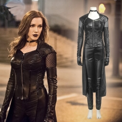 Green Arrow 5 Black Canary Cosplay Costume Dinah Laurel Lance Leather Suit