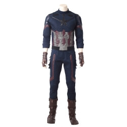 Captain America Cosplay Costume Movie Avengers Infinity War Cloth