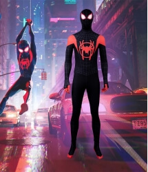 <p>Spiderman Miles Morales Cosplay Into The Spider Verse Halloween Costume</p>
