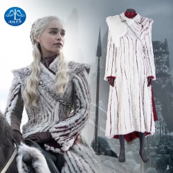 Game of Thrones Season 8 Daenerys Targaryen Cosplay Costume