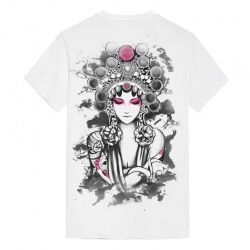 Peking Opera Inkt Hua Dan Shirts Jongens T-shirts