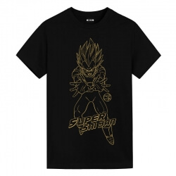 Dragon Ball Bronzing Vegeta Tshirts Hot emne anime skjorter