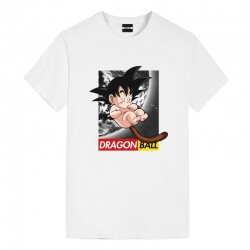 Dbz Super Goku Tshirts Anime-trykte T-shirts