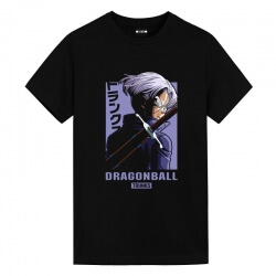 Camiseta Trunks Dragon Ball Super camiseta negra de anime