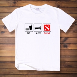 <p>DOTA 2 T-shirts af bomuld</p>
