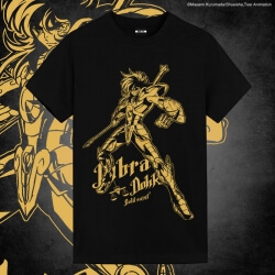Brozing Libra Dohko Tee Shirt Saint Seiya T-shirts Anime Pas Cher