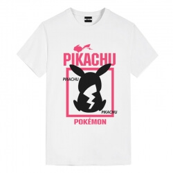 Pokemon Zadný pohľad na tričko Pikachu Anime Vintage Shirts