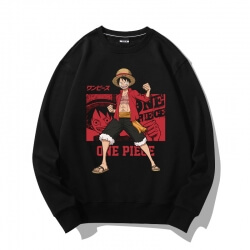 Qualtiy One Piece Rufy Felpe con cappuccio