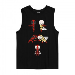 Deadpool Tank Tops Camisetas Homens Marvel Camisetas