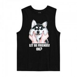 Dog Husky Tank Tops Tshirt