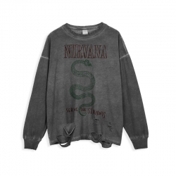 <p>Hip Hop Retro Style Shirts Rock Nirvana T-Shirts</p>
