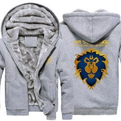 <p>World of Warcraft Lion Logo Winter Hoodie WOW Winter Coats</p>
