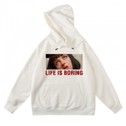 <p>Life Is Boring Sweatshirt XXL hooded sweatshirt</p>
