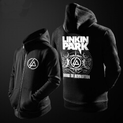 Chất lượng Linkin Park áo len men đen Hoodies