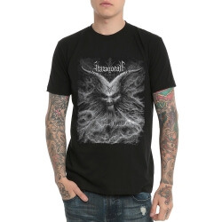 Abazagorath Heavy Metal Rock Print T-Shirt Negru