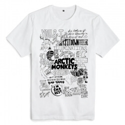 Trička Arctic Monkeys Rock Band T-Shirt