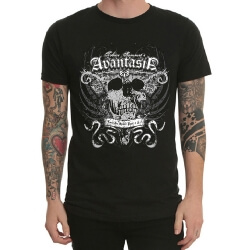 Avantasia Band Rock T-Shirt kim loại nặng màu đen 