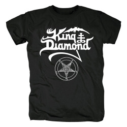 Ehrfürchtiger König Diamond T-Shirt Hard Rock Metal Tshirts