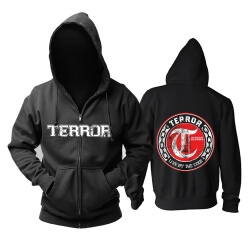 Awesome Terror Hooded Sweatshirts Us Hard Rock Metal Punk Rock Band Hoodie