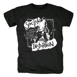 Groupe de distorsion sociale t-shirt californien punk rock