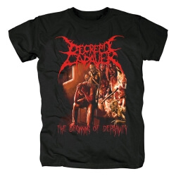 Bedste Band Decrepit Cadaver T-shirt Rock Tshirts