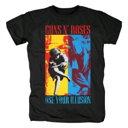 Best Guns N 'Roses 당신의 환영 티셔츠를 사용하십시오 Us Rock T-Shirt