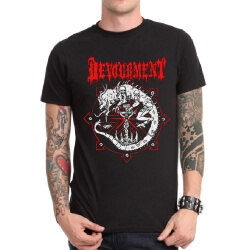Black Heavy Metal Devourment Band Tshirt 