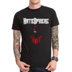 Black Heavy Metal Hatesphere Band Tee Shirt 