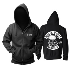 Cămașă de mână metalică Black Hoodie Society Hoodie Punk Rock