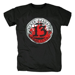 T-shirt preto de Sabbath Camiseta T-shirt preto de Hard Rock